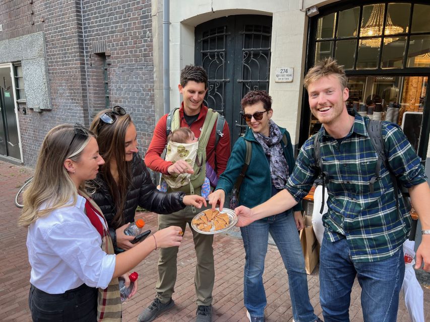 Amsterdam: 10 Tastings Guided Food Tour by UNESCO Canals - Spui Square and the first local snacks
