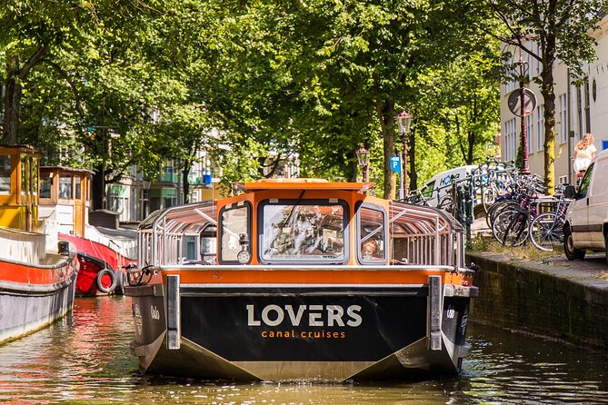 Amsterdam 1h Canal Cruise by Semi-Open Boat with Audio Guide - The Red Light District from the Canal