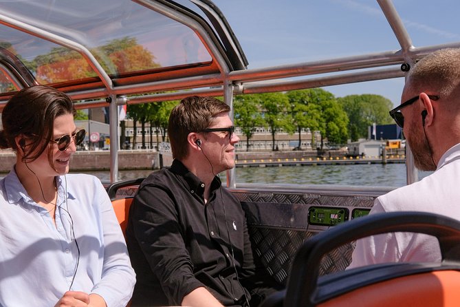 Amsterdam 1h Canal Cruise by Semi-Open Boat with Audio Guide - The Anne Frank House from the Water
