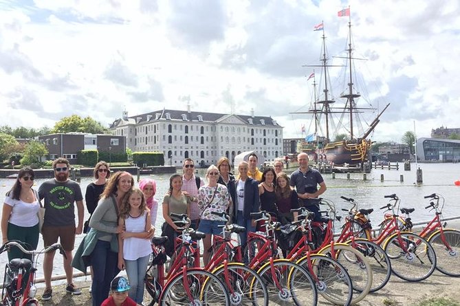 Amsterdam 3 hrs Bike Tour – live guide En/Fr/De/Nl/Sp - Starting at Piet Heinkade near the IJ River