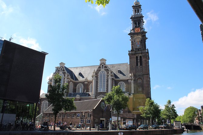 Amsterdam 3 hrs Bike Tour – live guide En/Fr/De/Nl/Sp - Anne Frank House: a passing view, not a museum visit
