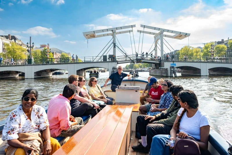 Amsterdam: 75 minute Open Boat Canal Cruise with Live Guide - Key points to know before you book