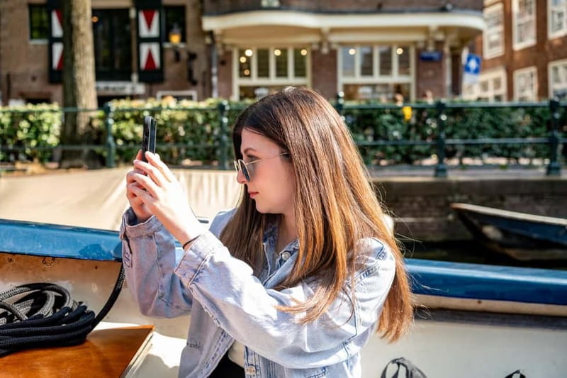 Amsterdam: 75 minute Open Boat Canal Cruise with Live Guide - Westerkerk, Prinsengracht, and the Anne Frank House