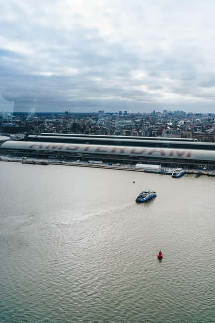 Amsterdam: A'DAM Lookout Entry Ticket with 2 Drinks - Interactive exhibits and the free audio tour
