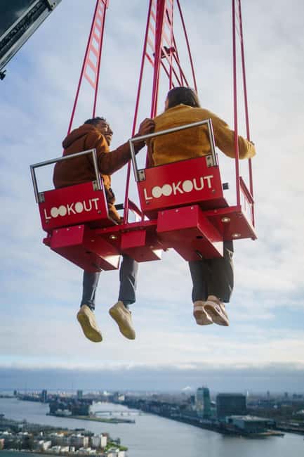 Amsterdam: A'DAM Lookout Entry Ticket with 2 Drinks - How long should you plan?