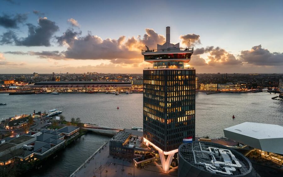 Amsterdam: A'DAM Lookout Ticket and Lunch or Dinner Voucher - The interactive exhibit and audio tour