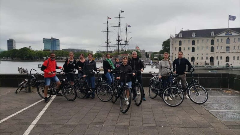 Amsterdam bike tour with a French-speaking guide local! - Westerkerk and the Anne Frank House area