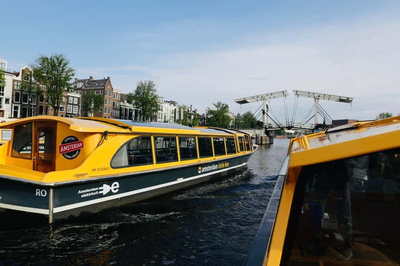 Amsterdam: Canal Cruise from Anne Frank Museum - Magere Brug and the museum-side canals