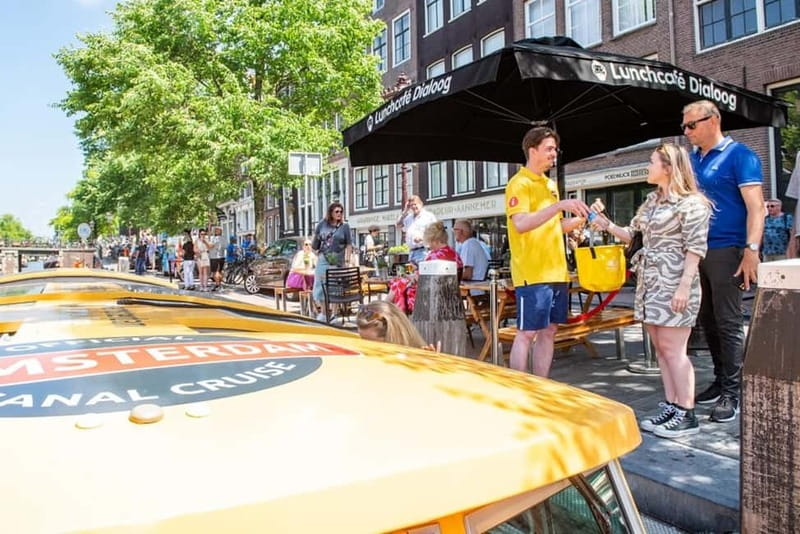 Amsterdam: Canal Cruise from Anne Frank Museum - Amsterdam Centraal and the IJ River