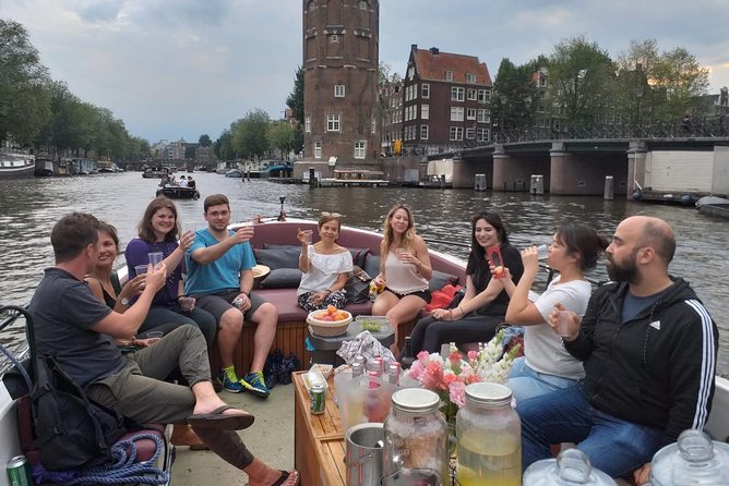 Amsterdam canal cruise in open boat – Guided tour - Prinsengracht, Herengracht, and Keizersgracht