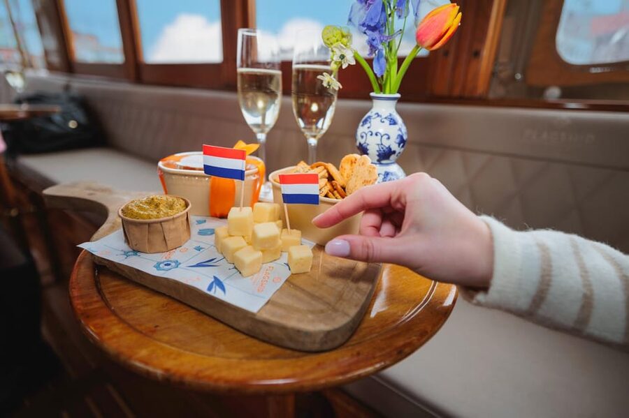 Amsterdam: Canal Cruise with Bubbles & Bites - The Maritime Museum and Golden Bend