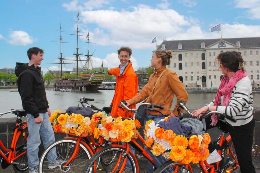 Amsterdam: Cheese, Windmill & Countryside Bike Tour - The ferry sets the tone for Amsterdam North