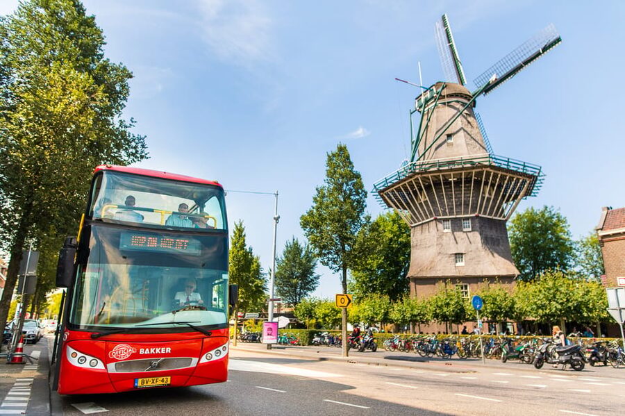 Amsterdam: Combo Rijksmuseum & Hop-On Hop-Off Bus - Blue Line: a summer-only option