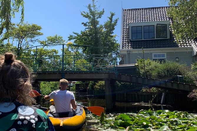 Amsterdam Countryside Bike and Kayak Tour - A break at the old church in Watergang