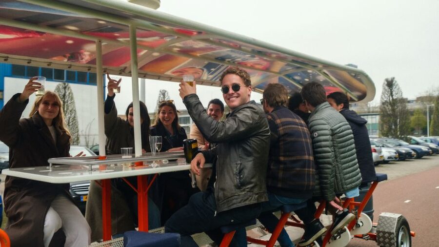 Amsterdam: Dutch Beer Bike Blast Tour with Onboard Bar - What this beer bike tour really is