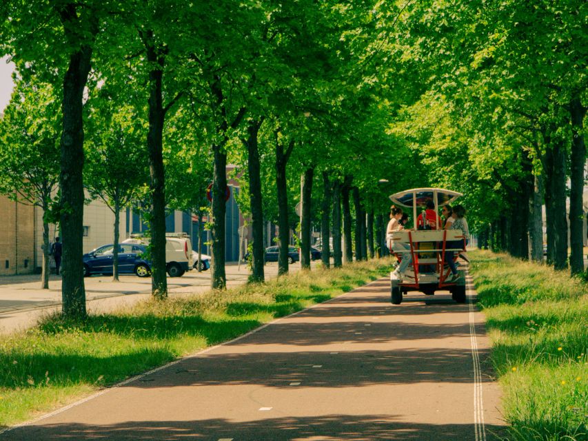 Amsterdam: Dutch Beer Bike Blast Tour with Onboard Bar - The 10-minute Coffeeshop Sloterdijk stop