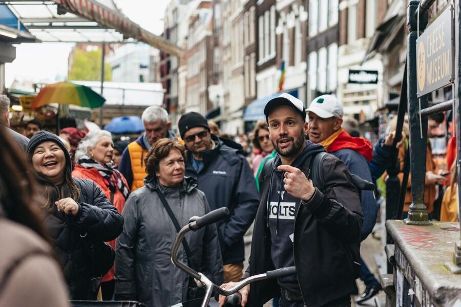 Amsterdam: Food and Culture Walking Tour with Tastings - The pace, group size, and physical demands