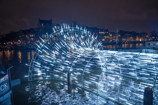 Amsterdam: Light Festival Cruise with Unlimited Drinks Option - Amsterdam’s romantic bridge and the best evening views