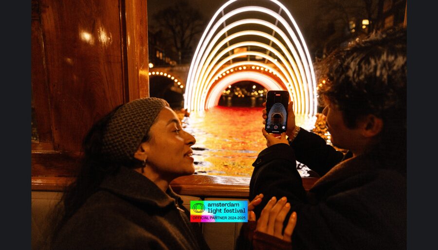 Amsterdam: Light Festival Heated Cruise w/ Drinks & Snacks - NEMO and the VOC ship: the eastern start
