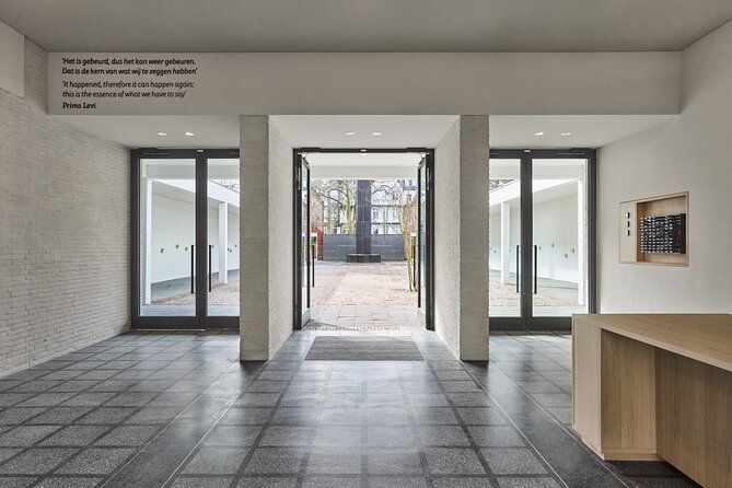 Amsterdam National Holocaust Museum and Memorial Entry Ticket - A former school with a rescue story of its own