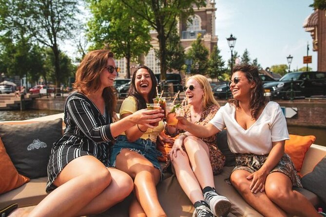 Amsterdam Private Boat Tour with Unlimited Drinks - What the 90-minute route covers