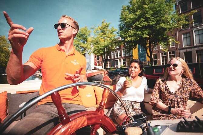 Amsterdam Private Boat Tour with Unlimited Drinks - Meeting point, timing, and small practical details