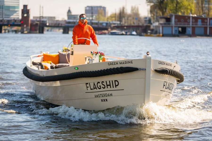 Amsterdam: Private Cruise with Drinks & Optional Snacks - A private view of Amsterdam from the water