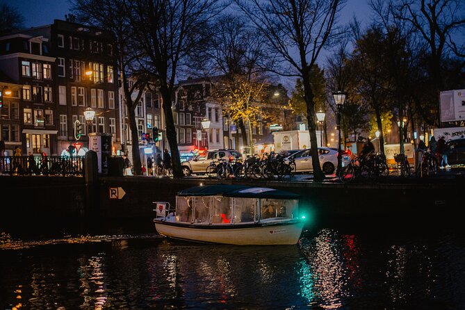 Amsterdam: Private Romantic Evening Canal Cruise + Bubbles/Snacks - Why Amsterdam at night works so well from the water
