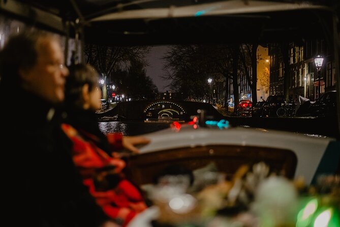 Amsterdam: Private Romantic Evening Canal Cruise + Bubbles/Snacks - Forty-five minutes or ninety minutes?