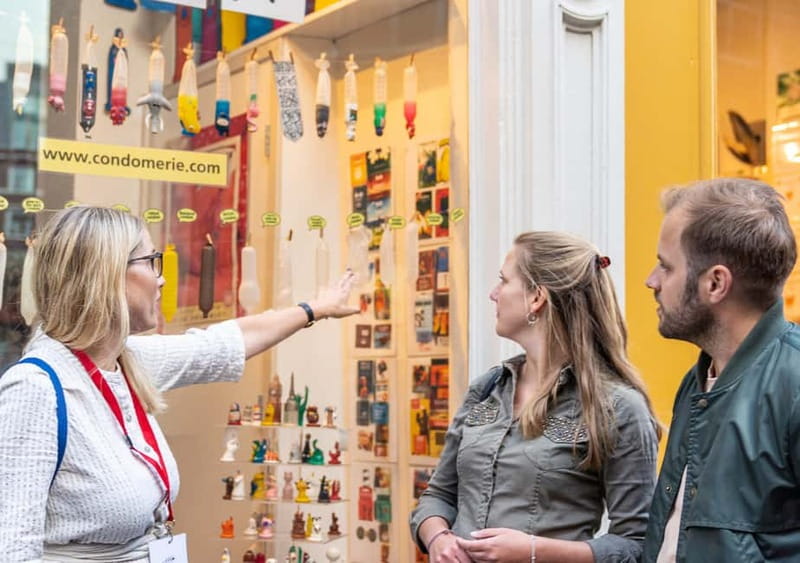Amsterdam: Red Light District Tour in German/English/Italian - Warmoesstraat and the Condomerie