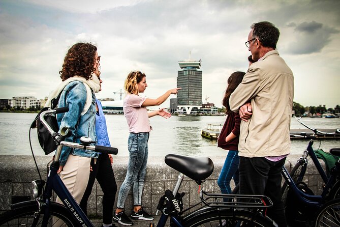 Amsterdam Small-Group Bike Tour With Canal Cruise, Drinks, Cheese - The Jordaan, Westerkerk, and Anne Frank House area