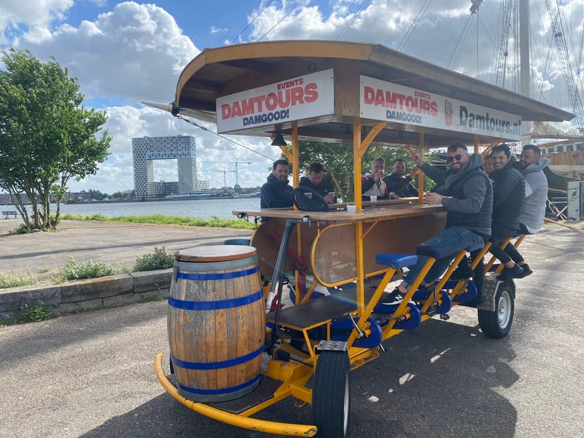 Amsterdam: The Original BUBBLES & BIKE Private Prosecco Tour - Your own private mobile bar