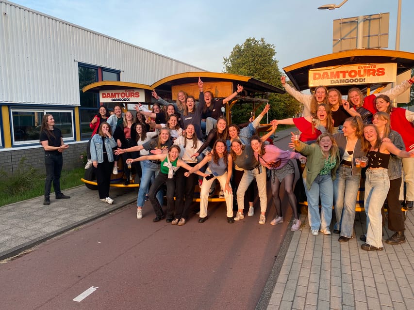 Amsterdam: The Original BUBBLES & BIKE Private Prosecco Tour - What you see from the bike