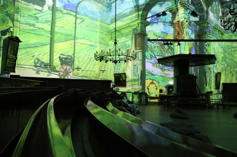 Amsterdam: Van Gogh and Rembrandt Immersive Experience Entry - Beanbags, sound, and the best place to sit