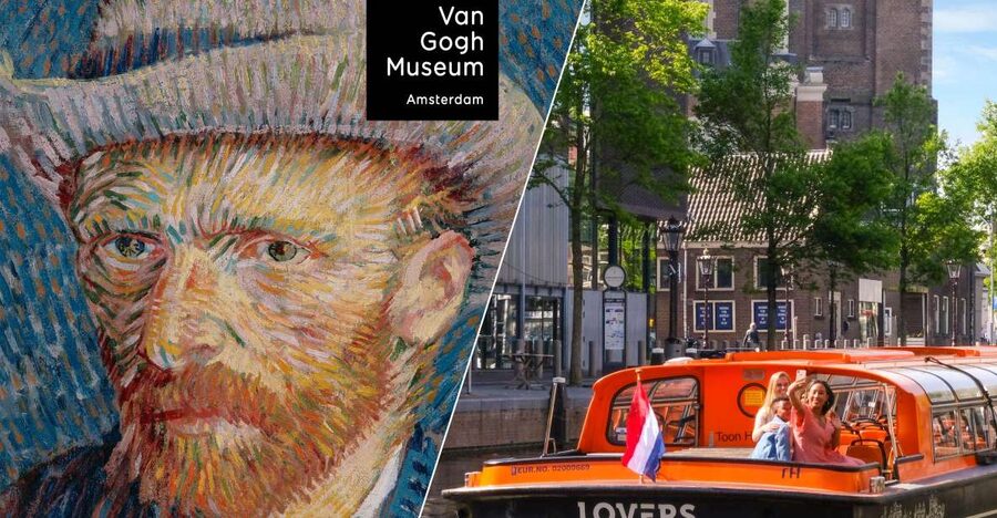 Amsterdam: Van Gogh Museum Ticket & Canal Cruise - Seeing Amsterdam from a one-hour canal boat
