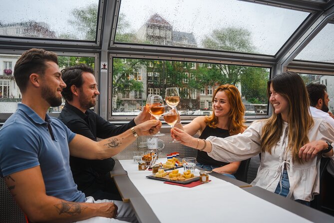Amsterdam Wine and Cheese Evening Cruise - Magere Brug under evening lights
