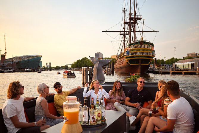 Classic Salonboat Tour in Amsterdam Including Cheese and Wine - The Amstel, Magere Brug, and eastern landmarks