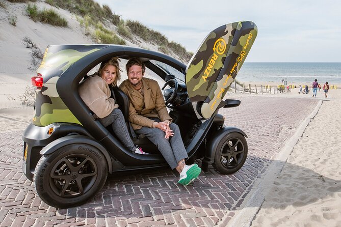 Drive it yourself electric Dune and Beach GPS audio tour - The beach avenue and Hotel van Oranje
