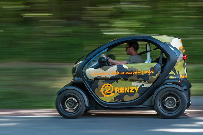 Drive it yourself electric Dutch Countryside GPS audio tour - Windmill country from a small electric vehicle