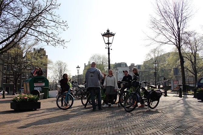 E-Bike Tour, Amsterdam's Highlights and Hidden Gems - A thoughtful stop near the Anne Frank House