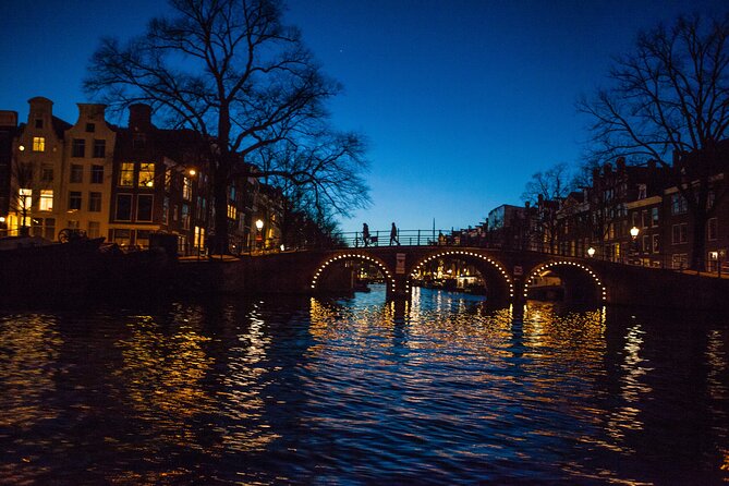 Evening Canal Cruise in Amsterdam with Wine & Cheese Option - Along the Amstel to the Skinny Bridge