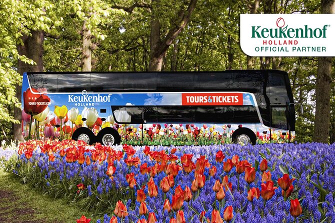 From Amsterdam: Keukenhof Gardens Ticket and Transfer - The Amsterdam meeting point and bus ride to Lisse