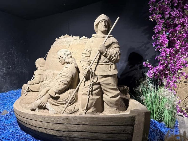 Garderen: Sandsculpture Exhibition Entry Ticket - From fishing village to Golden Age