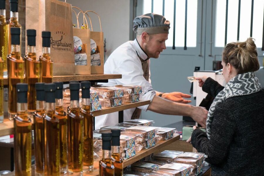 Gouda: Syrup Waffle Factory Ticket with a Waffle - Why Gouda’s syrup waffle deserves a stop