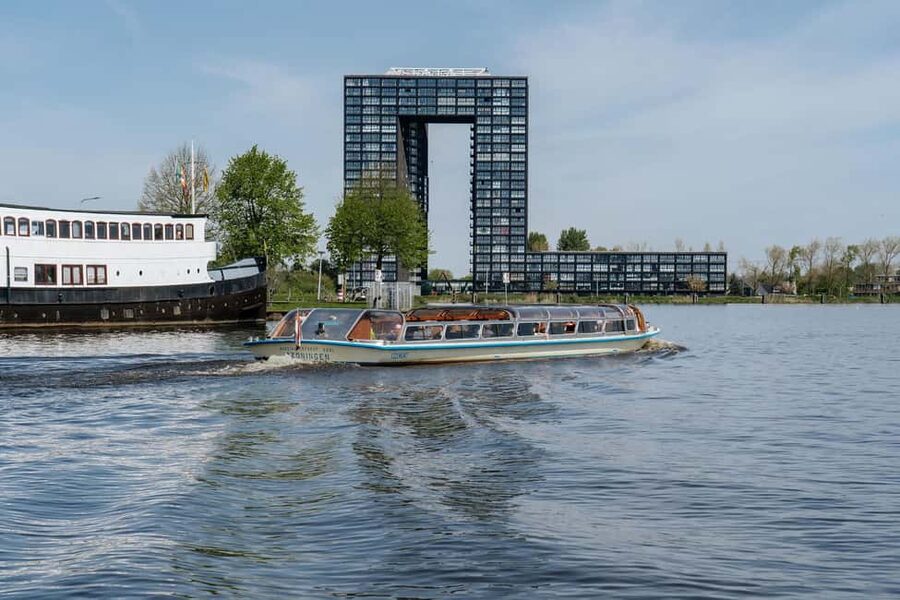 Groningen: City Canal Cruise - Martinitoren, the city’s unmistakable marker