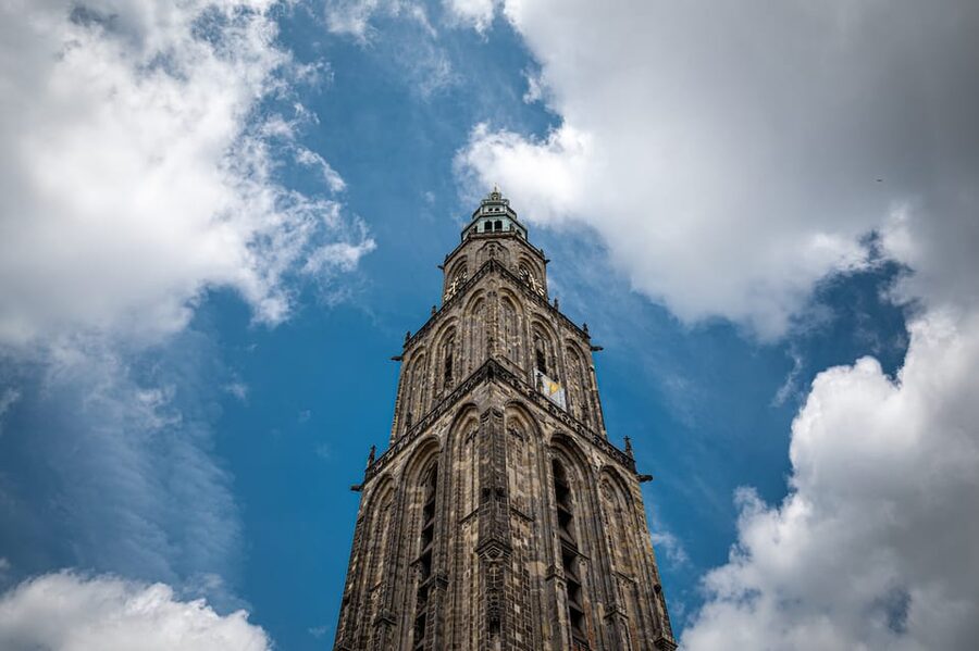 Groningen: Climb the Martinitower - Picking up your admission at Forum Groningen