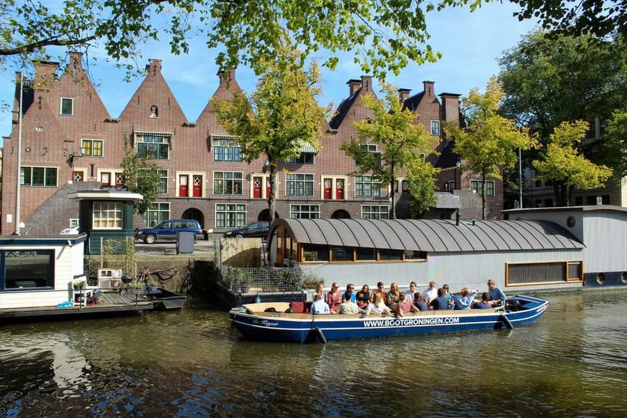 Groningen: Open Boat City Canal Cruise - What the one-hour route shows you