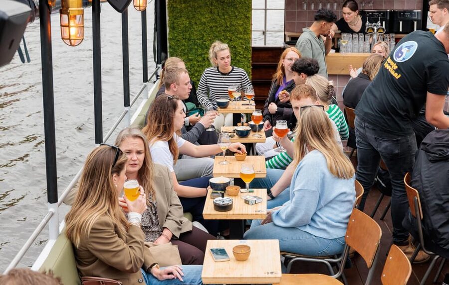 Groningen: Terrace Boat Experience with a Cozy Bar - How to plan your visit