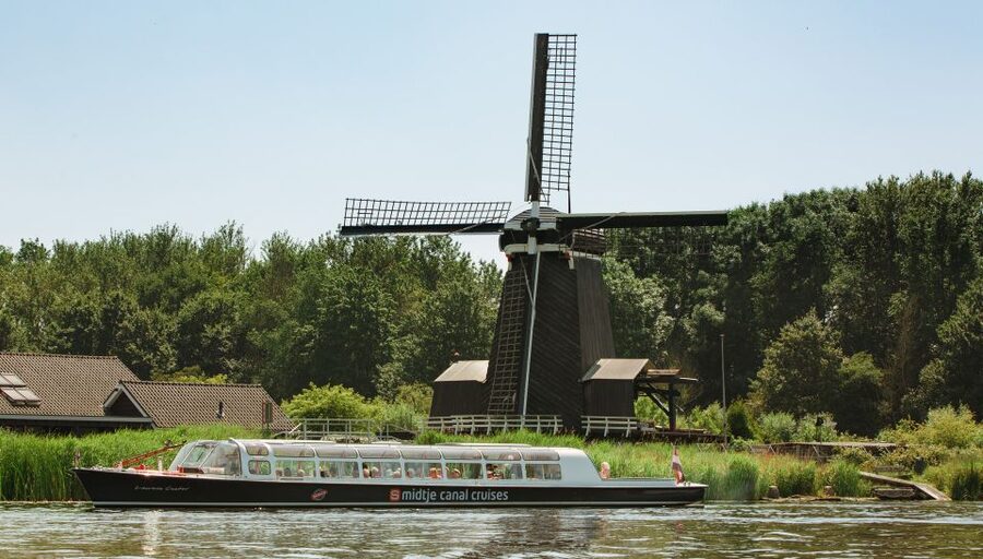 Haarlem: Dutch Windmill & Spaarne River Sightseeing Cruise - The Unicorn adds a quieter windmill view