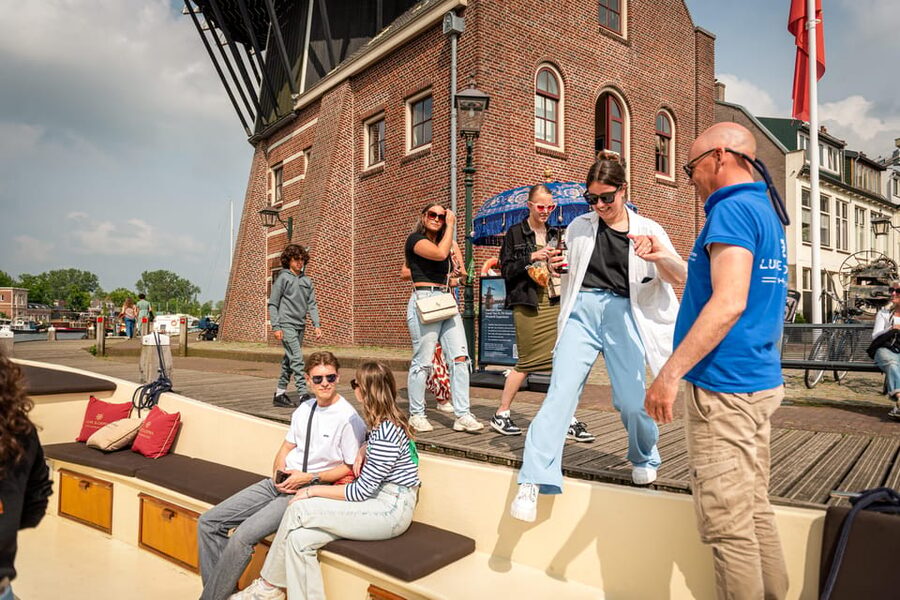 Haarlem: Guided Highlights Canal Cruise on Open Boat - The Waag and Haarlem’s canal-side character